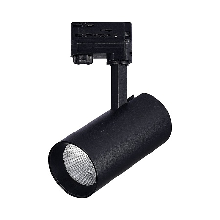 Св-к трек. Черный LED 1*30W 4000K 2 400Lm Ra>90 38° IP20 L170xW80xH245 165-265V ST661.446.30 - фото