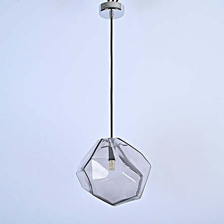 Подвесной Светильник Color Ice Cube Pendant Jevio 1 Серый Imperiumloft 178462-26 - фото