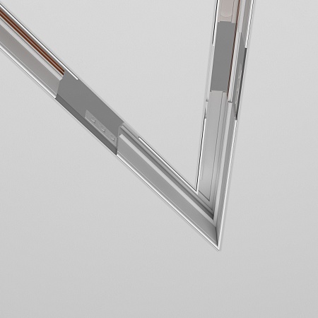 Угол-соединитель 45° Exility встраиваемый под ГКЛ 12,5мм, белый - фото