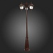 Светильник уличный наземный ST-Luce Кофейный/Кофейный, Прозрачный E27 3*60W SL083.705.03 - фото