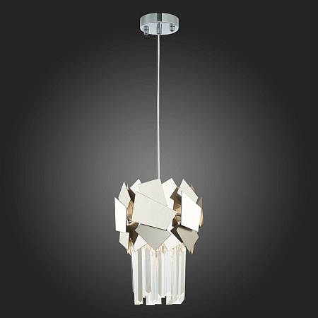 Подвес ST-Luce Хром/Прозрачный, Хром E14 1*60W SL1232.103.01 - фото