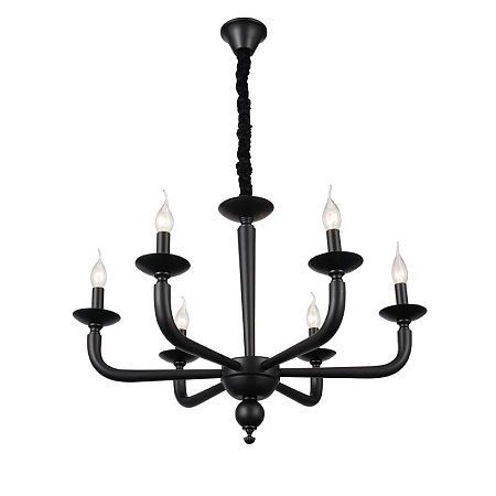 Люстра подвесная ST-Luce Черный E14 6*40W SL1114.403.06 - фото