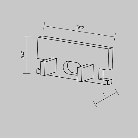 Комплектующие для профиля Led Strip 642009 - фото