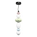 Светильник подвесной ST-Luce черный/розовый, зеленый, синий, опаловый LED 1*24W 3000K SL6134.433.01 - фото