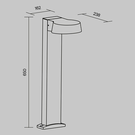 Ландшафтный светильник Outdoor Share O443FL-L12GF3K - фото