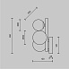 Настенный светильник (бра) Maytoni Dallas MOD545WL-03BS - фото