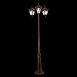 Светильник уличный наземный ST-Luce Кофейный/Кофейный, Прозрачный E27 3*60W SL083.705.03 - фото