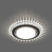 Светильник встраиваемый с белой LED подсветкой Feron CD4036 потолочный GX53 без лампы, прозрачный, хром - фото