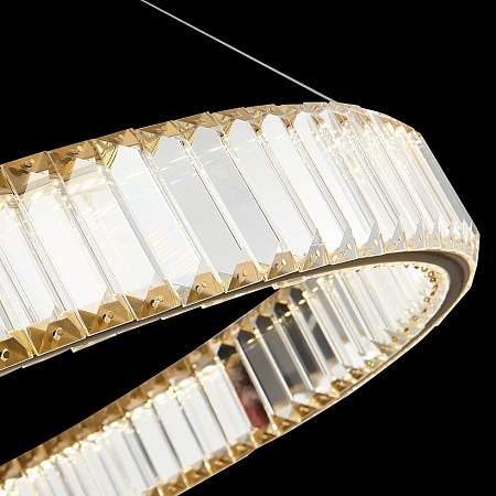 Люстра подвесная ST-Luce Латунь/Прозрачный LED 1*40W 4000K SL1622.363.01 - фото
