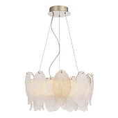 Светильник подвесной ST-Luce золото/прозрачный, янтарный LED 1*30W 3000K SL6135.203.01