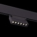 Магнитный трековый светильник Черный LED 1*6W 3000K 532Lm Ra>80 36° IP20 L120xW22xH108 ST364.436.06 - фото