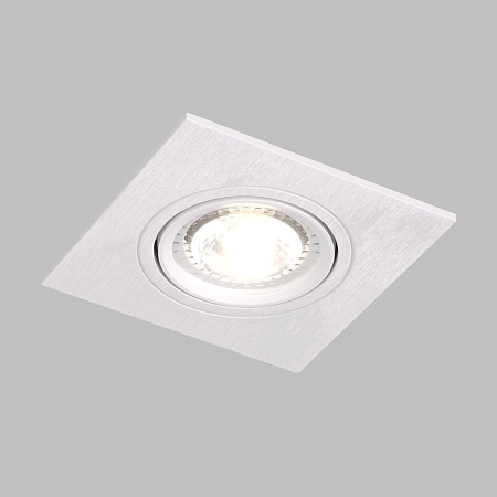 DK3021-WH Встраиваемый светильник, IP 20, 10 Вт, GU5.3, LED, белый, пластик - фото