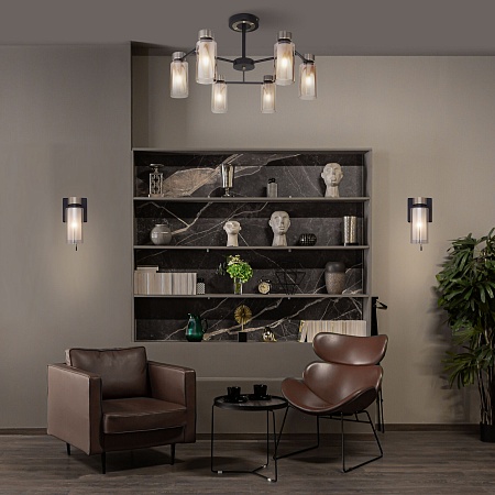 Настенный светильник Eurosvet 70115/1 черный - фото