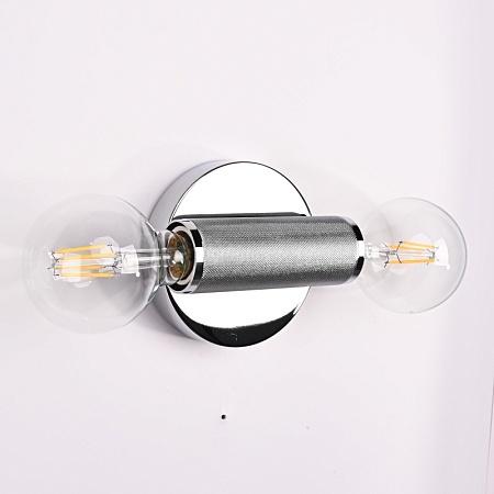 Бра Rh Utilitaire Inline Sconce Silver Imperiumloft 123280-22 - фото