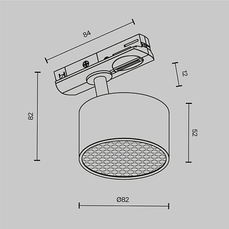 Трековый светильник Technical TR225-1-GX53-W - фото