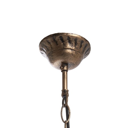 Светильник садово-парковый Feron PL164 шестигранный на цепочке 60W E27 230V, черное золото - фото