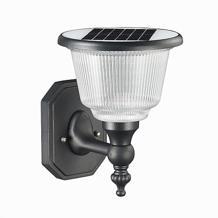 Светильник уличный настенный ST-Luce Черный/Черный, Прозрачный LED 1*2W 3000-6000K SL9502.401.01 - фото