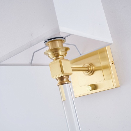 Бра Regina Andrew Crystal Sconce Brass Imperiumloft 149048-22 - фото