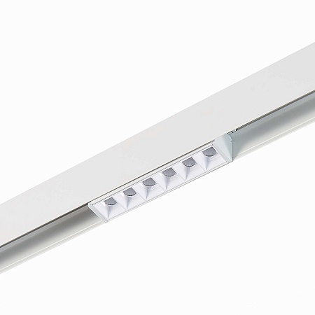 Магнитный трековый светильник белый LED 1*6W 3000K 532Lm Ra>80 36° IP20 L115xW22xH44 48 ST361.536.06 - фото