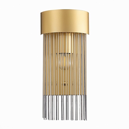 Бра ST-Luce Золотистый/Золотистый, Прозрачный E27 1*60W SL1225.201.01 - фото