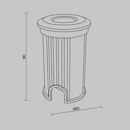 Встраиваемый светильник Outdoor Flash O044DL-L1S3K3 - фото