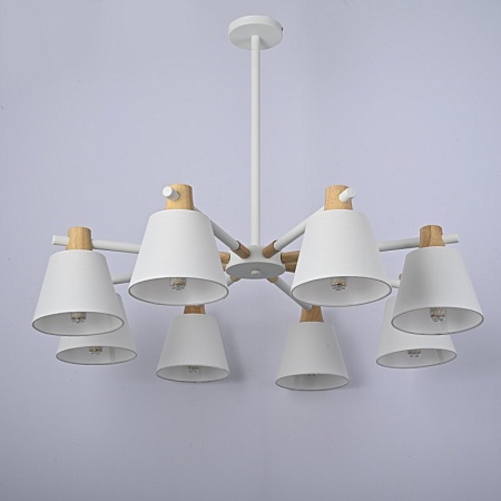 Потолочная Люстра На Штанге Natura A White 8 Imperiumloft 177988-26 - фото