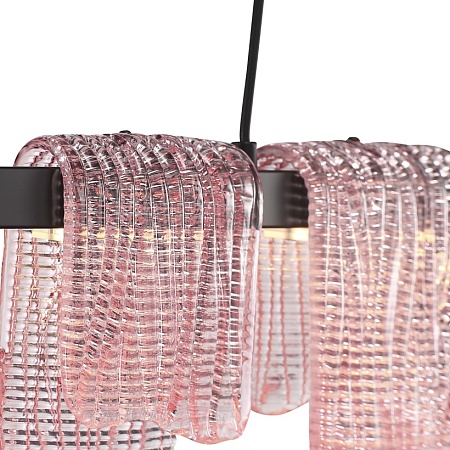Светильник подвесной ST-Luce черный/розовый LED 1*36W 3000K SL6021.403.36 - фото