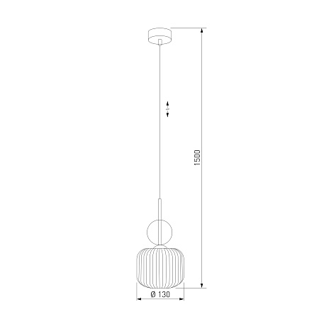 Подвесной светильник TK Lighting 11038 Sophia Cognac - фото