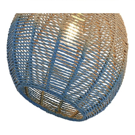 Светильник подвесной ST-Luce Древесный/Бежевый,Синий E27 1*40W SL1514.623.01 - фото