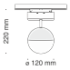 Трековый светильник Technical Kiat TR017-2-10W4K-B - фото