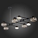 Светильник подвесной ST-Luce Черный/Дымчатый, Прозрачный LED 8*3W 3000K SL6005.403.08 - фото