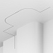 Шинопровод встраиваемый под гкл 9,5 мм 1 м levity Technical Busbar trunkings Levity TRX184-121B - фото