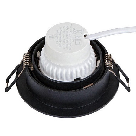 Точечный встраиваемый светильник ARTE LAMP A2464PL-1BK - фото