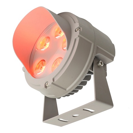 Светодиодный светильник ландшафтно-архитектурный Feron LL-700  85-265V 7W красный IP65 - фото