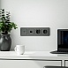 Накладка для розетки HDMI (графит рифленый) W1196004 - фото