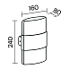 Настенный светильник (бра) Outdoor O442WL-L12GF3K - фото