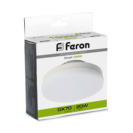 Лампа светодиодная Feron LB-473 GX70 20W 175-265V 4000K - фото