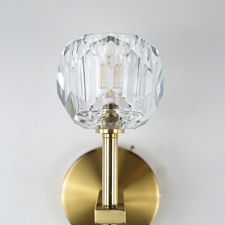 Бра Boule De Cristal Single Sconce Brass Imperiumloft 73511-22 - фото