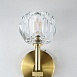 Бра Boule De Cristal Single Sconce Brass Imperiumloft 73511-22 - фото