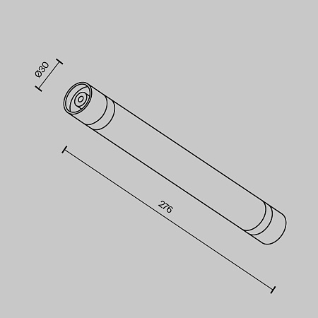 Комплектующие для систем освещения с токоведущими элементами Technical CA011-L300-B - фото