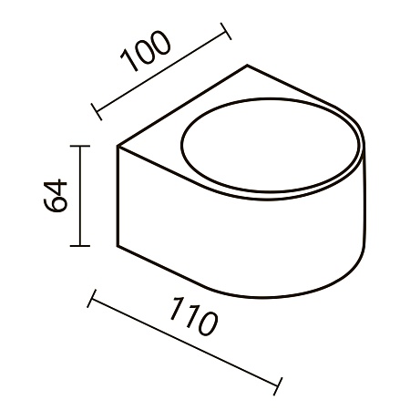 Архитектурная подсветка Outdoor Blow O435WL-L10GF3K - фото