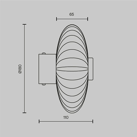 Настенный светильник (бра) Maytoni Amulet MOD555WL-L4CH4K - фото
