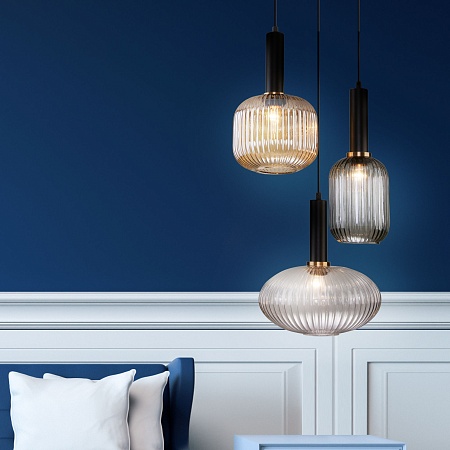 Подвесной акцентный светильник Eurosvet 50183/3 черный - фото