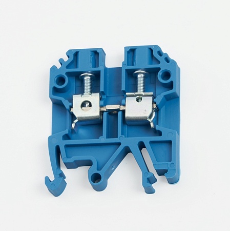 Зажим наборный изолированный (винтовой) ЗНИ - 10,0 (JXB10), синий, STEKKER, LD551-2-100 - фото