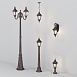 Садово-парковый светильник Outdoor Goiri O028FL-03BZ - фото
