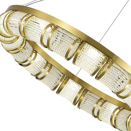 Светильник подвесной ST-Luce Латунь/Прозрачный LED 1*50W SL6011.303.01 - фото