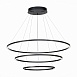 Cветильник подвесной SMART ST-Luce Черный/Белый LED 1*114W 2800-6500K ST605.403.114 - фото