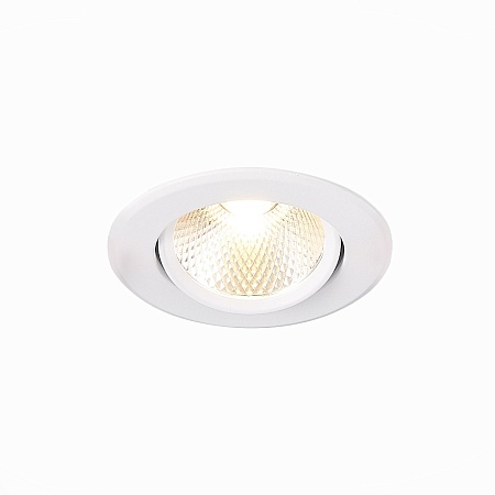 Св-к встр. Белый LED 1*8W 3000K 640Lm Ra80 36° IP20 D86xH50 220-240V ST211.538.08.36 - фото