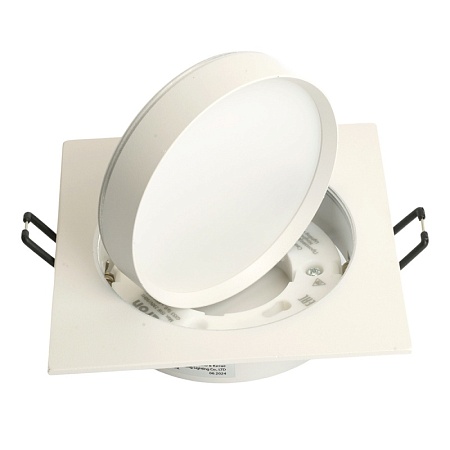 Светильник встраиваемый Feron DL506 потолочный GX53 белый квадрат - фото