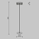 Напольный светильник (торшер) Maytoni Dress code MOD348FL-L24BBS3K - фото